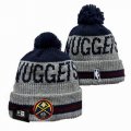 2024 Denver Nuggets gray navy NBA Sports Cuffed Knit Hats 02