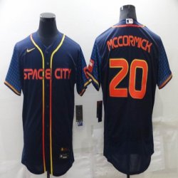 Nike Houston Astros #20 Chas Mccormick Navy Flexbase Authentic Collection Jersey city version