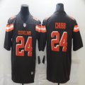 Nike Cleveland Browns #24 Nick Chubb Brown Color Rush Limited Jersey-BD