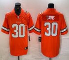 Denver Broncos #30 Terrell Davis Nike orange Color Rush Limited Jersey-BD