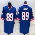 Nike New York Giants #89 Toney blue Color Rush Limited Jersey-BD