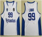 Lavar Ball #99 Lithuania Vytautas white ncaa Basketball Jersey