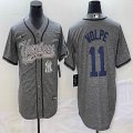 Nike New York Yankees #11 Anthony Volpe Hemp Gray majestic baseball Jerseys Joint name