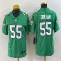 Women Nike Philadelphia Eagles #55 Brandon Graham Green Color Rush Limited Jersey-BD 03