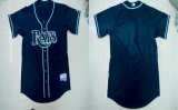 Tampa Bay Rays Blank Black MLB Jersey