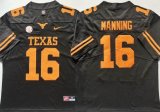 Texas Longhorns #16 Arch Manning black college football jerseys