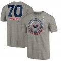 Braden Holtby Washington Capitals Fanatics Branded 2018 Stanley Cup Champions Name & Number Empty Net T-Shirt â€“ Heather Gray