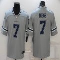 Dallas Cowboys #7 Trevon Diggs gray Nike Color Rush Limited Jersey Inverted version