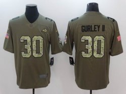 Nike Rams #30 Todd Gurley II green Color Rush Limited Jersey