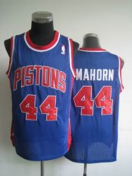 Detroit Pistons MAHORN 44 blue nba jersyes