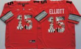 Ohio State Buckeyes #15 Ezekiel Elliott red fashion college football jersey(1)