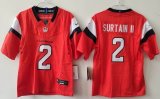 Youth Denver Broncos Patrick Surtain II Nike Orange Vapor F.U.S.E. Limited Jersey