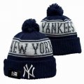 2024 New York Yankees Navy white MLB Cuffed Knit Hats