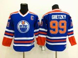 Edmonton Oilers #99 Wayne Gretzky Ice hockey jersey C patch