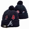 2024 Oakland Athletics black MLB Cuffed Knit Hats