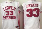 Nike Lower Merion #33 Kobe Bryant white Basketball Authentic NCAA Jersey