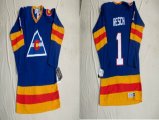 Colorado Avalanche #1 Chico Resch Blue NHL Jerseys