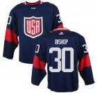 United States 2016 World Cup #30 Ben Bishop blue Hockey jerseys