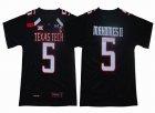 Texas Tech 5# Patrick Mahomes II black College Football Jersey