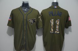 Toronto Blue Jays #11 Kevin Pillar Camo Stitched Baseball Jerseys