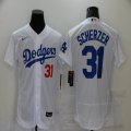 Los Angeles Dodgers #31 Mike Piazza blue Flexbase Authentic Collection Jersey