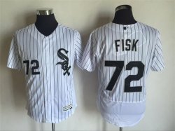 2016 Chicago White Sox #72 Carlton Fisk white Flexbase Authentic Collection Jersey