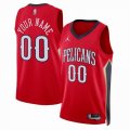 Customized New Orleans Pelicans red basketball jerseys