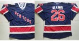 Reebok New York Rangers #26 Martin St. Louis blue nhl jerseys