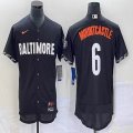 Nike Baltimore Orioles #6 Ryan Mountcastle black Flexbase Authentic Collection Jersey big logo-BD 04