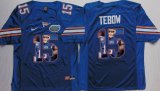 Florida Gators Tim Tebow #15 blue fashion college football jersey