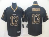 Nike Saints #13 Thomas Nike Lights Out black Color Rush Limited Jersey