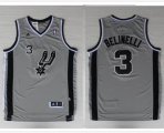 San Antonio Spurs Marco Belinelli 3 gray nba jerseys