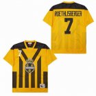 Pittsburgh Steelers #7 Ben Roethlisberger yellow throwback NFL Jerseys-SG