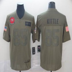 San Francisco 49ers #85 George Kittle Nike Camo 2019 Salute to Service Retired Limited Jersey#40