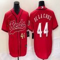 Nike Cincinnati Reds #44 Elly De La Cruz red majestic baseball jerseys -BD 06