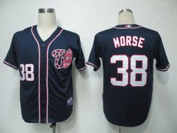 MLB Jerseys Washington Nationals 38 Morse Dark Blue