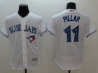 2016 Toronto Blue Jays #11 Kevin Pillar white elite baseball jerseys