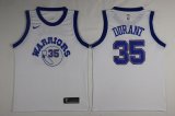 Nike Golden State Warriors #35 Kevin Durant white NBA basketball Jerseys-LT