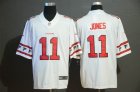 Nike Atlanta Falcons #11 Julio Jones white NFL Color Rush Limited Jersey with Sleeve label