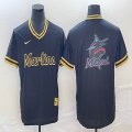 Nike Florida Marlins blank red majestic baseball jerseys big logo-BD 01