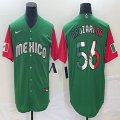 2023 World Cup Mexico #56 Randy Arozarena green red majestic baseball jerseys 10