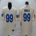 Nike Rams #99 Aaron Donald beige Color Rush Limited Jersey-BD