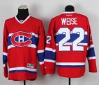 Reebok Montreal Canadiens #22 Dale Weise Red NHL Jerseys