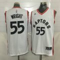 Toronto Raptors #55 Wright white Stitched NBA Jerseys