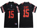 Ohio State Buckeyes #15 Ezekiel Elliott black College Football Limited Jerseys