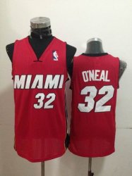 Miami Heat O\'neal #32 Shaquille O\'Neal red nba Jersey