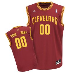 Cleveland Cavaliers Custom red adidas Jersey for sale