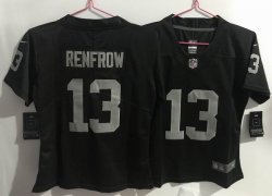 Youth Oakland Raiders #13 Hunter Renfrow black Nike Black Color Rush Limited Jersey