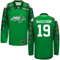 custom 2016 Washington Capitals Nicklas Backstrom #19 green hockey Jersey