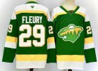 Minnesota Wild #29 Marc-Andre Fleury green yellow Ice hockey jersey-PD